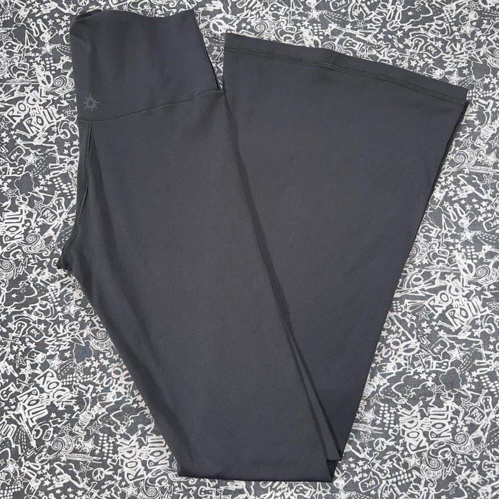 Aerie Dark Grey Flared Leggings